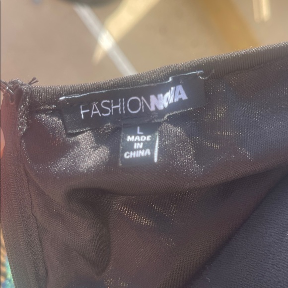 Fashion Nova Vibrant Sequin Backless Dress - Picture 3 of 3